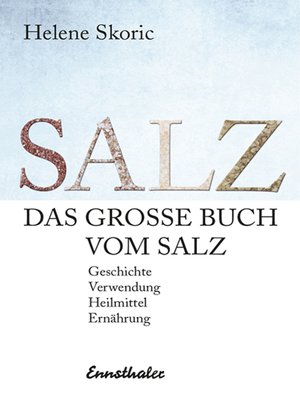 cover image of Das große Buch vom Salz